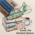 Vintage Book Study Vinyl Panel