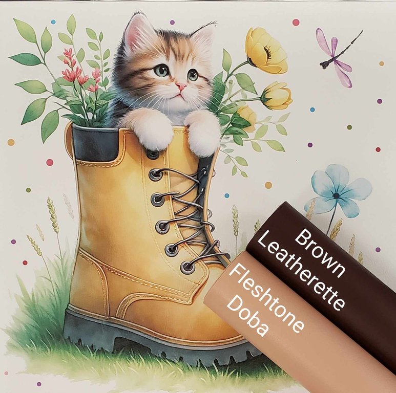 Spring Kittens Vinyl Panel