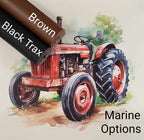 Grandpa's Red Tractor Panel