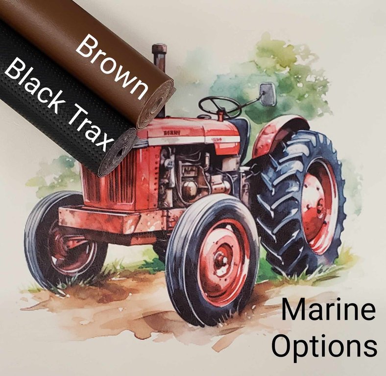 Grandpa's Red Tractor Panel