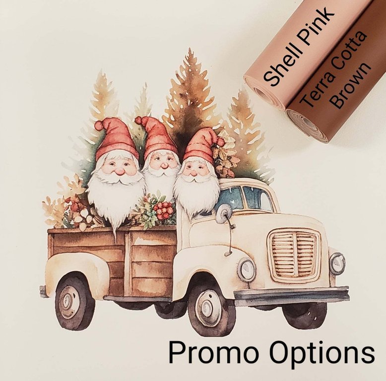 Gnomes on the Go Beige Vinyl Panel