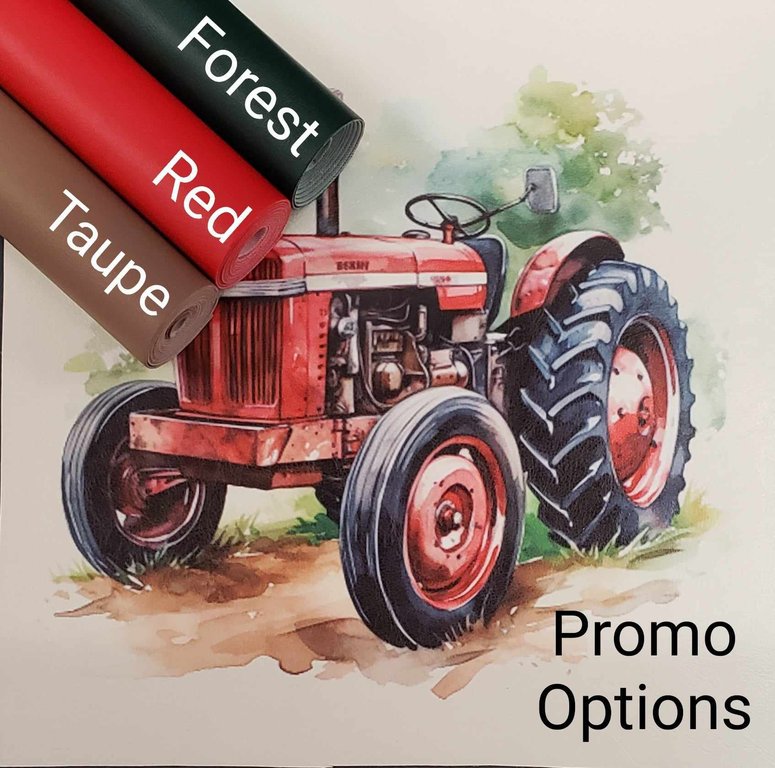 Grandpa's Red Tractor Panel