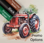 Grandpa's Red Tractor Panel