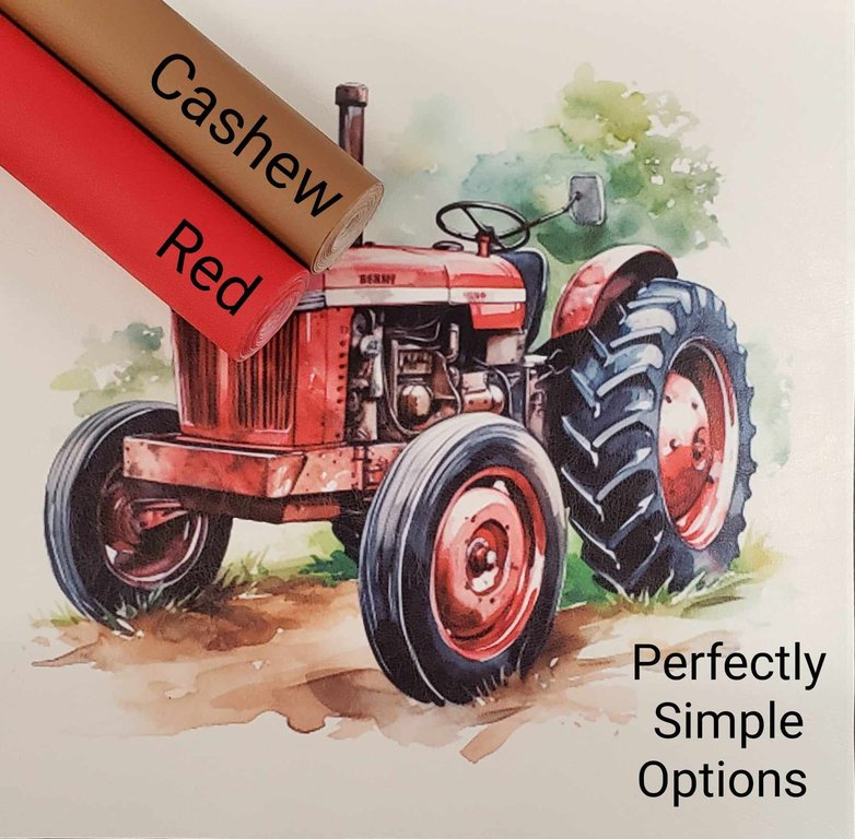 Grandpa's Red Tractor Panel