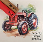 Grandpa's Red Tractor Panel