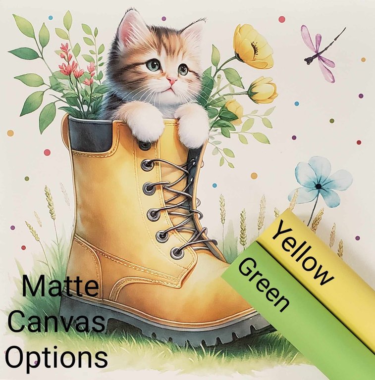 Spring Kittens Vinyl Panel