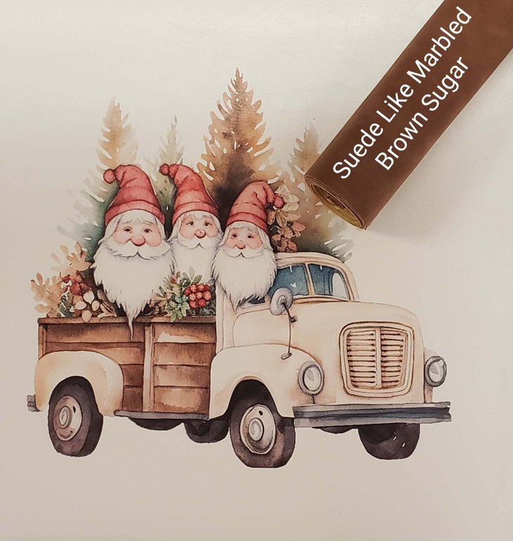 Gnomes on the Go Beige Vinyl Panel