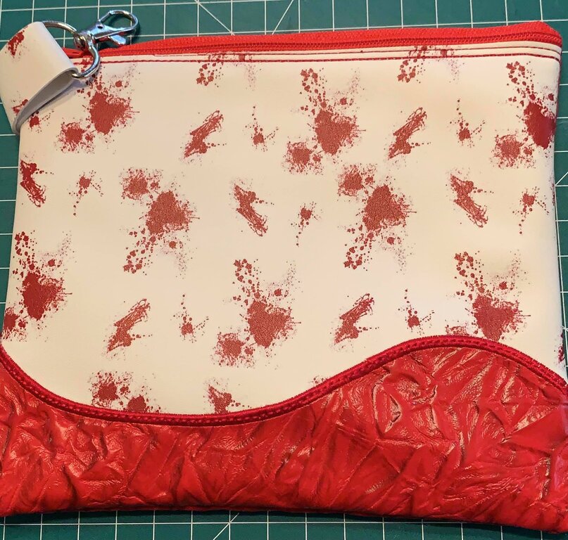 Red Paint Splatter Vinyl