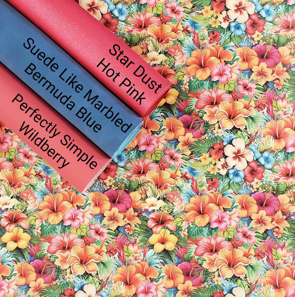 Tropical Flowers Vinyl