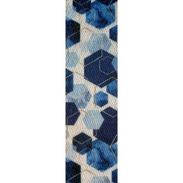 Modern Blue Hex 1.5" Webbing