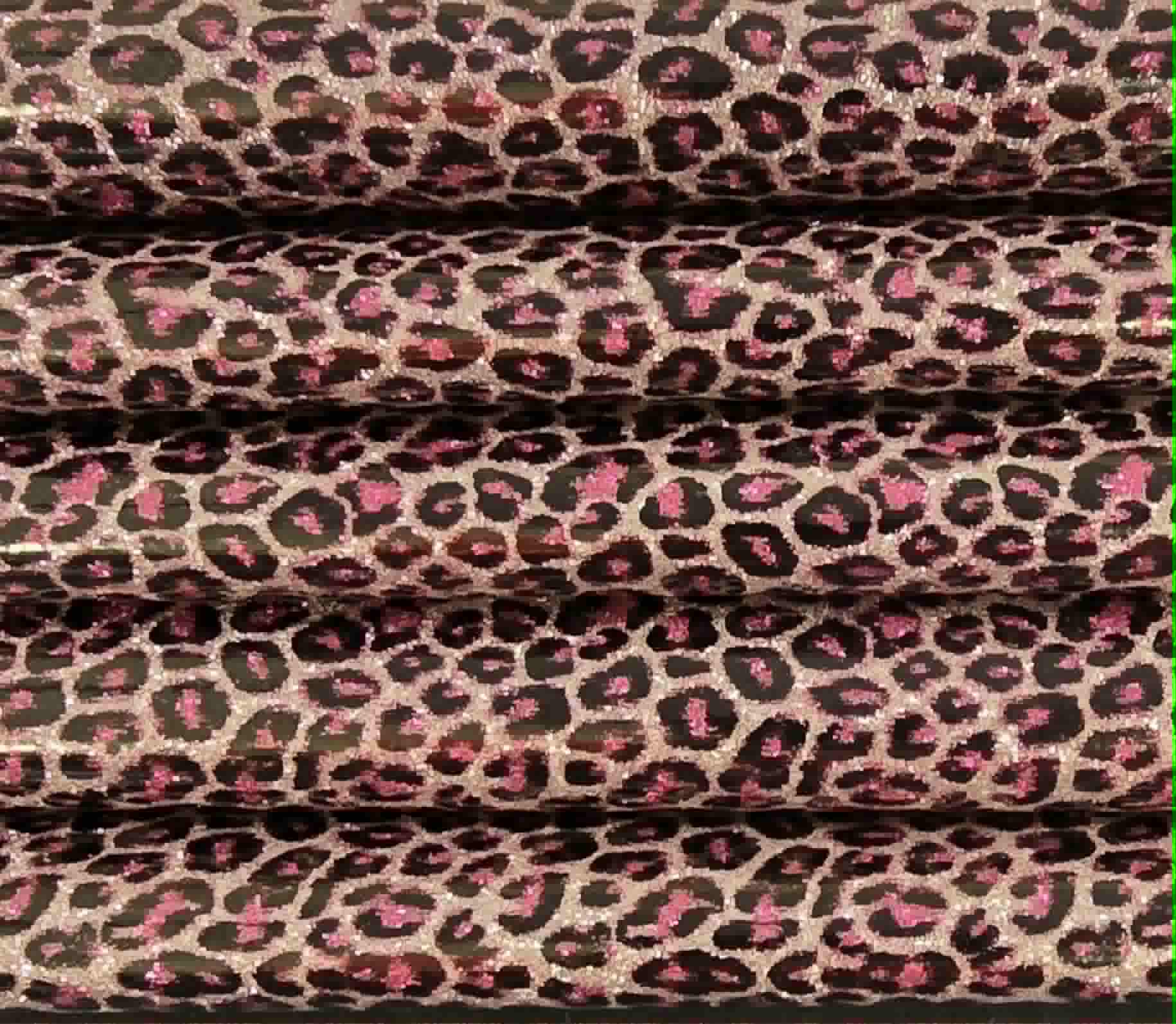 Pink Leopard Sparkle Canvas