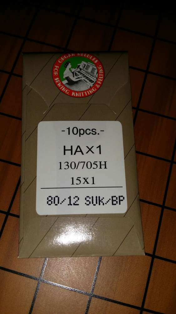 Organ Needles 80x12 Pack of 10