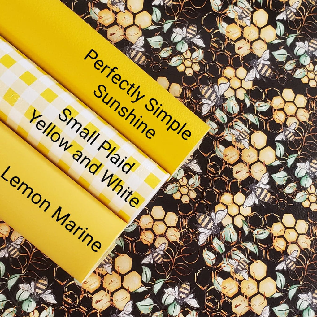 Bee's Knees (Jet Black) By Honey Bear Studio Vinyl Roll