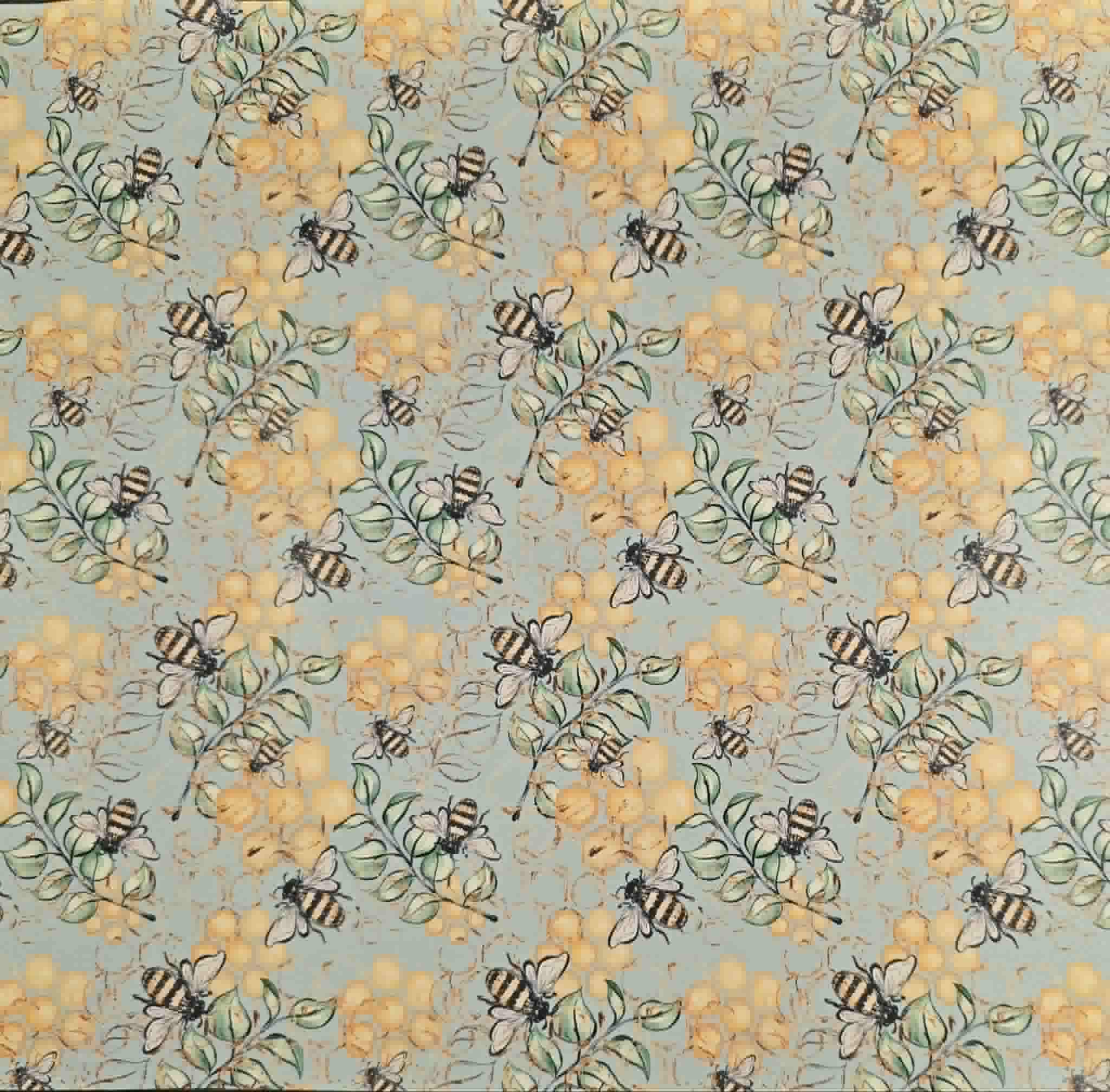 Bee's Knees (Mason Jar) By Honey Bear Studio Vinyl Roll