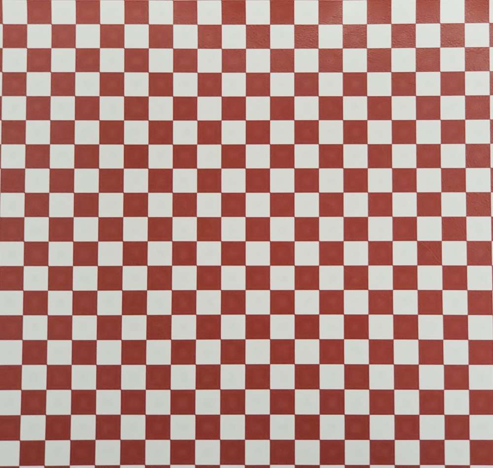 Checkered Red and White Vinyl