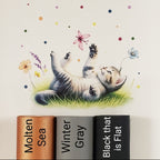 Curious Spring Kittens Vinyl Panel