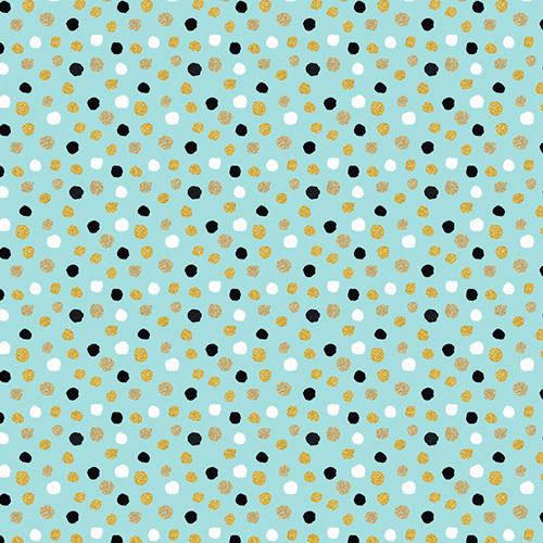 Sparkly Dots on Aqua WPC