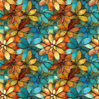 Mosaic in Bright Earth Tones WPC