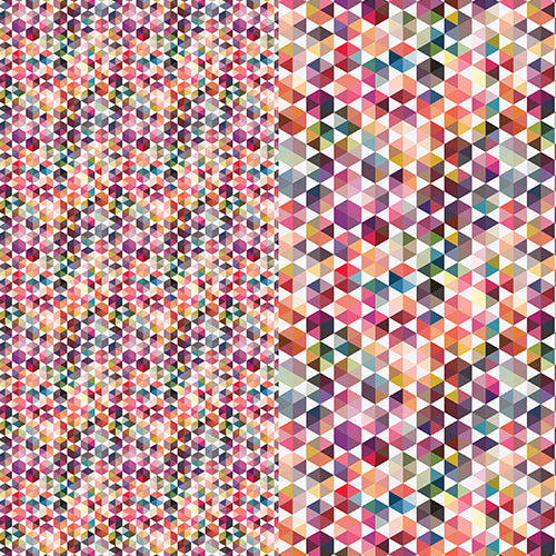 Multicolor Faceted Hex PUL