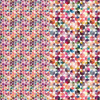 Multicolor Faceted Hex PUL