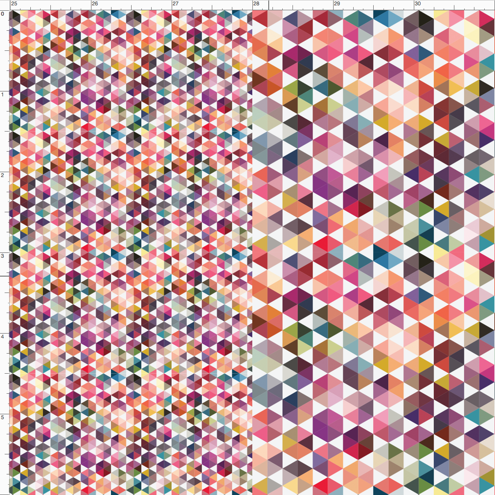 Multicolor Faceted Hex WPC