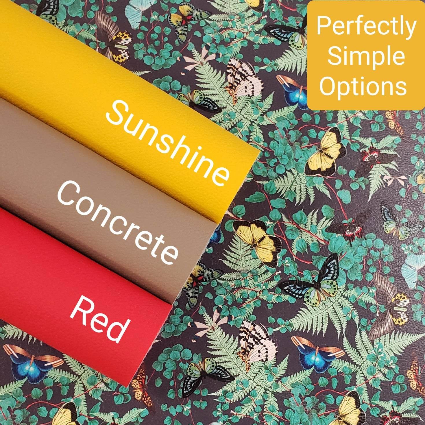 Fancy Flies (Ebony) By Honey Bear Studio Vinyl Roll