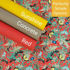 Fancy Flies (Scarlet) By Honey Bear Studio Vinyl Roll