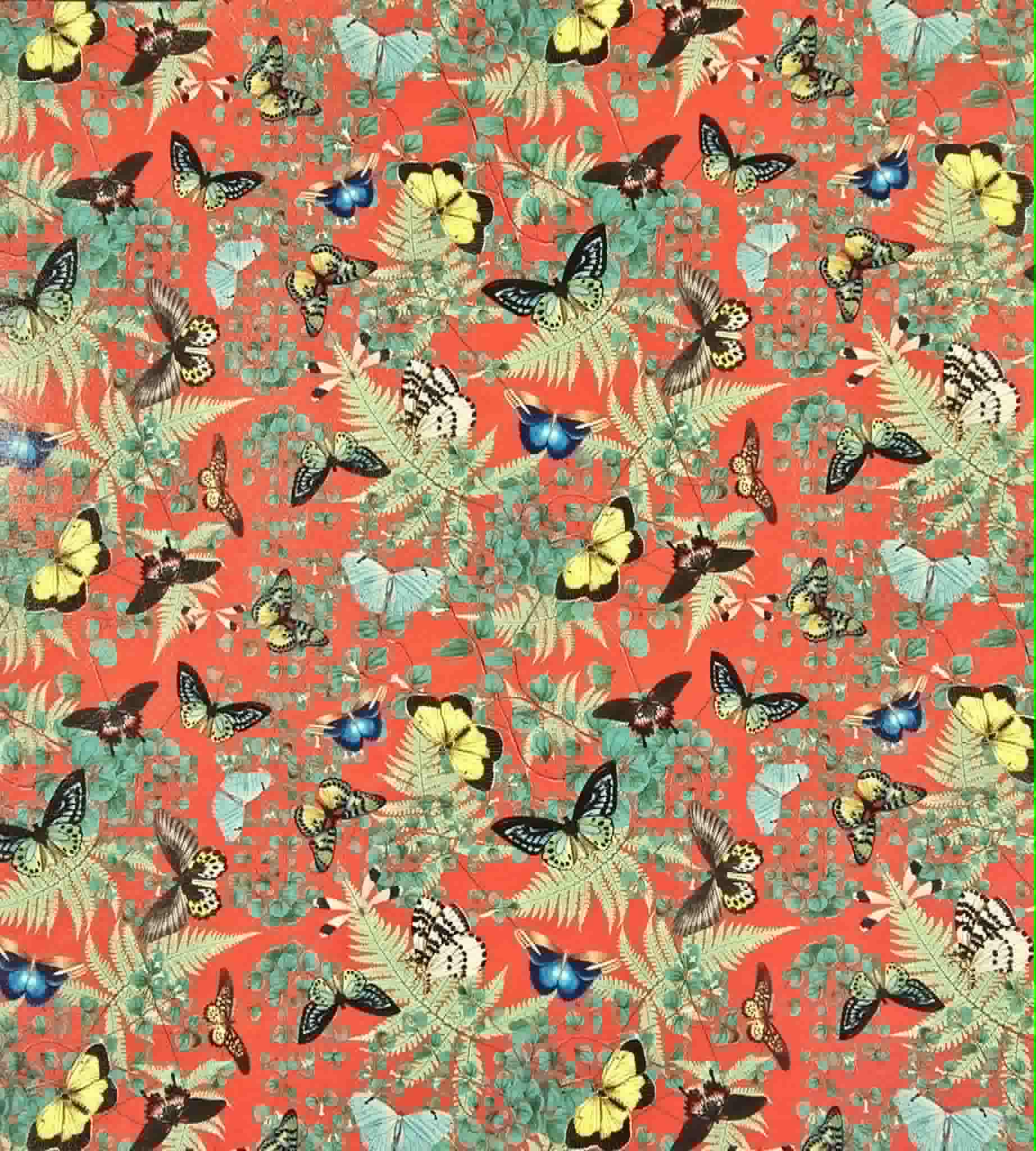 Fancy Flies (Scarlet) By Honey Bear Studio Vinyl Roll