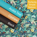 Fancy Flies (Teal) By Honey Bear Studio Vinyl Roll