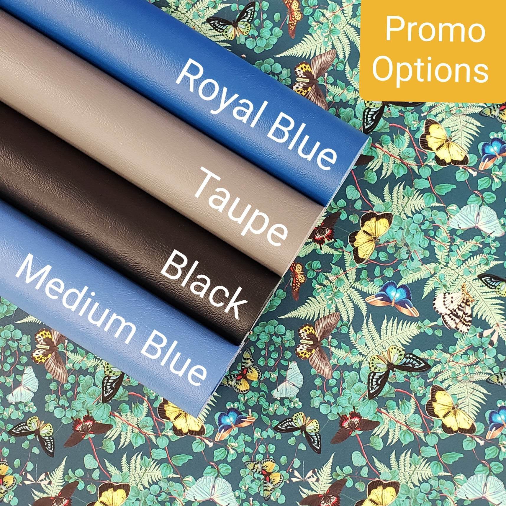 Fancy Flies (Teal) By Honey Bear Studio Vinyl Roll