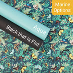 Fancy Flies (Teal) By Honey Bear Studio Vinyl Roll
