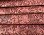 Floral Embossed Rose Vinyl
