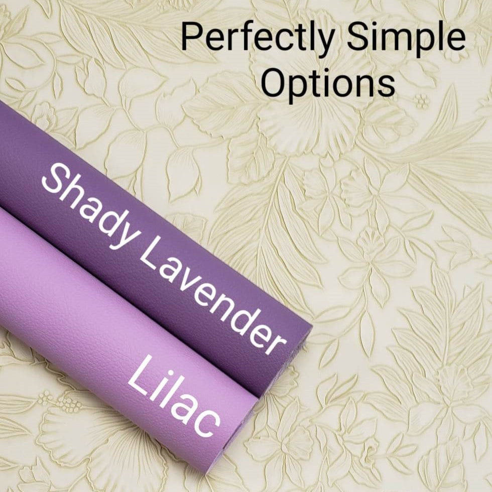 Floral Embossed Green Limeade Vinyl