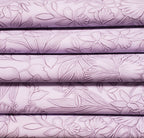 Floral Embossed Heather Purple Roll