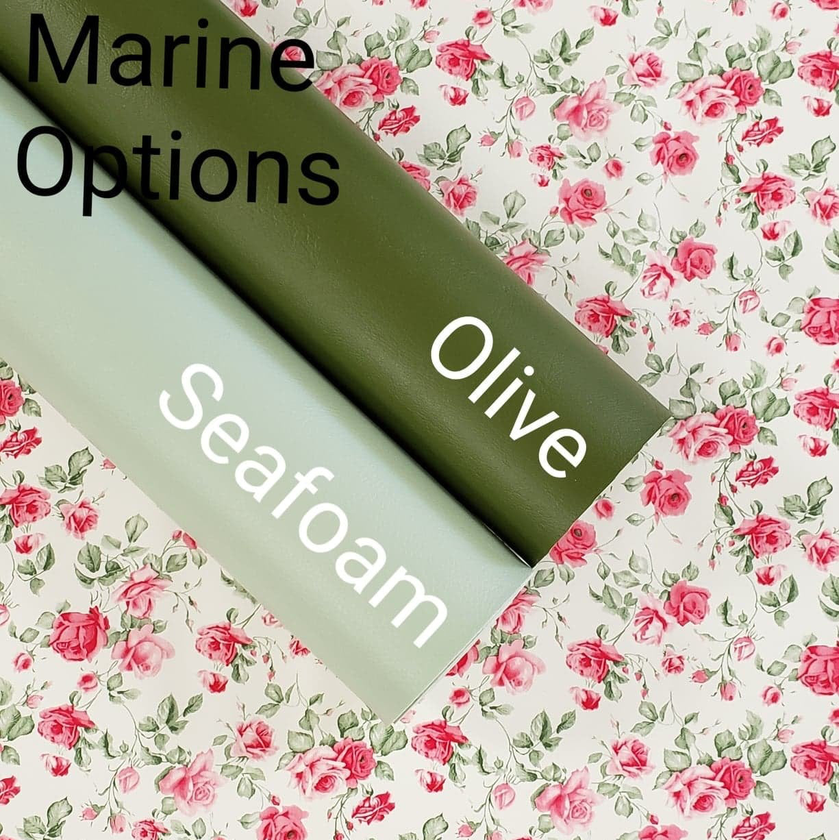 Floral Pink Rose Vinyl Roll