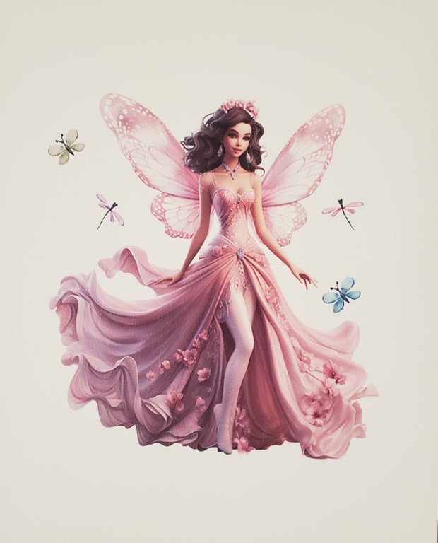 Glamour Pink Fairy Panel