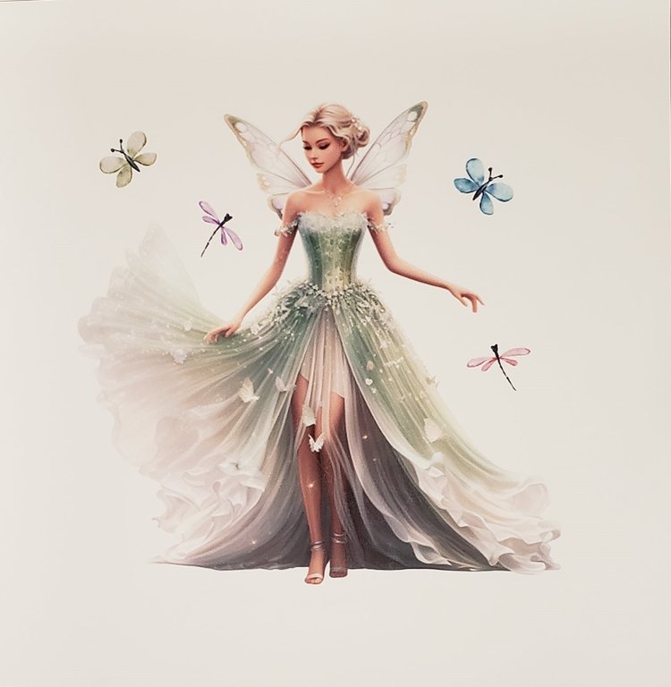 Glamour Green Fairy Panel