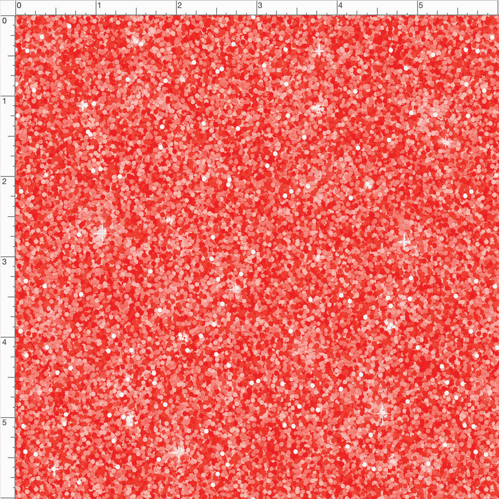 Christmas Red and Green Glitter Split Yard WPC
