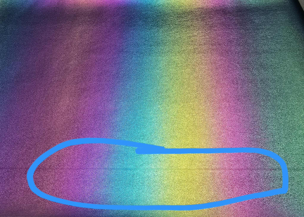 Glossy Rainbow Vinyl - Flawed