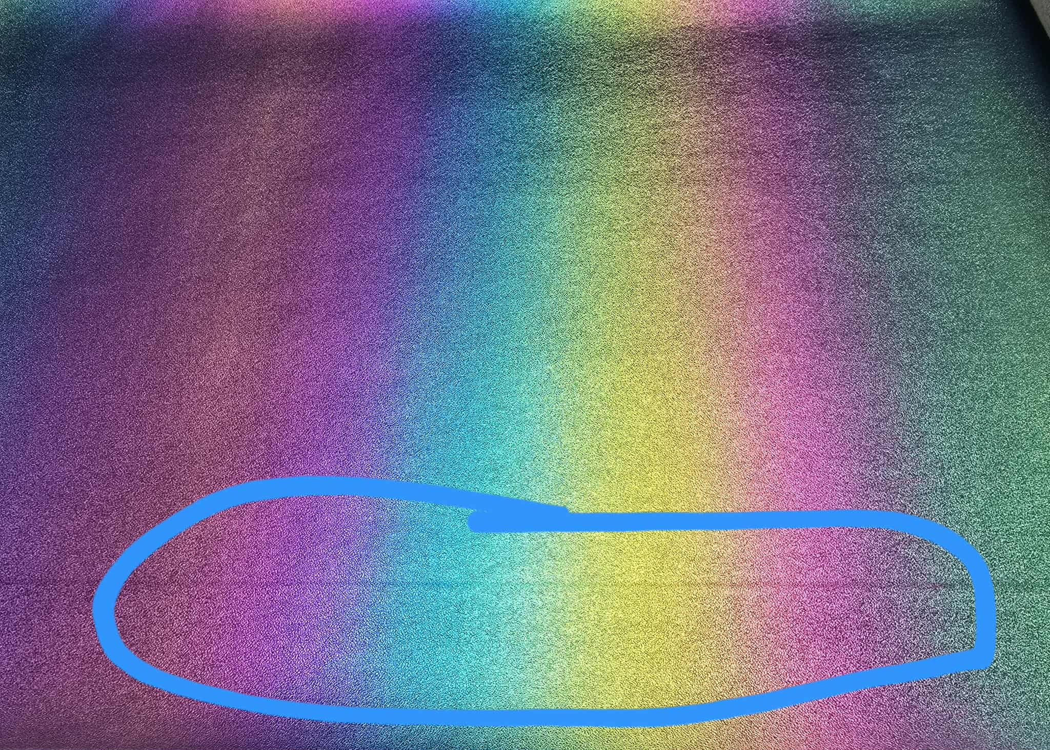 Glossy Rainbow Vinyl - Flawed