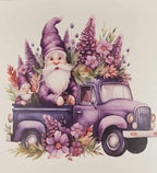Gnomes on the Go Purple Vinyl Panel
