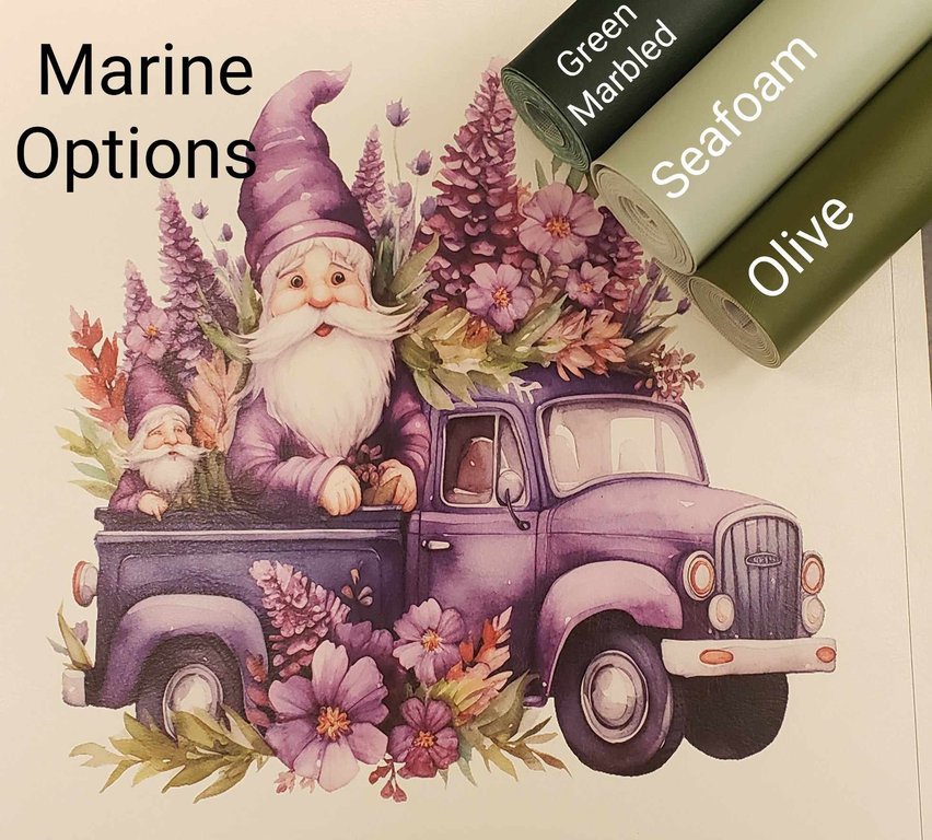 Gnomes on the Go Purple Vinyl Panel