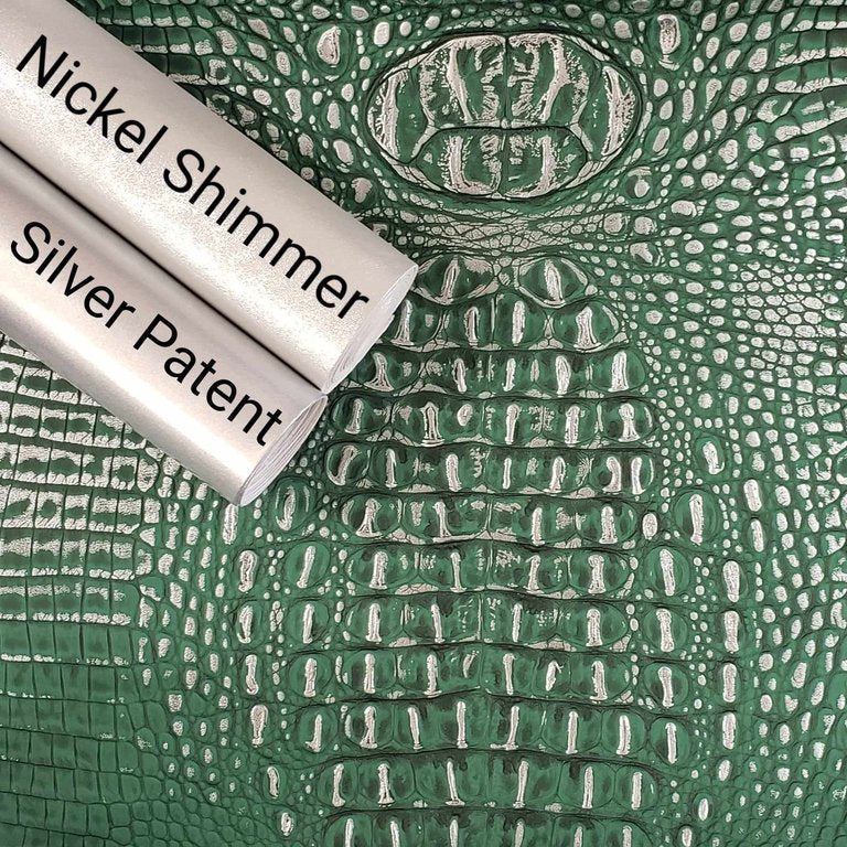 Green Metallic Alligator Roll