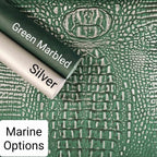 Green Metallic Alligator Roll