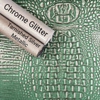 Green Metallic Alligator Roll