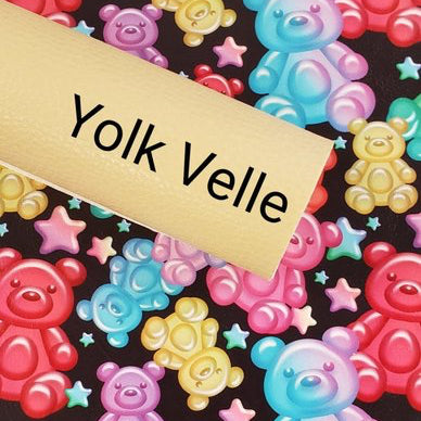 Gummy Star Splash (Black) By Honey Bear Studio Vinyl Roll