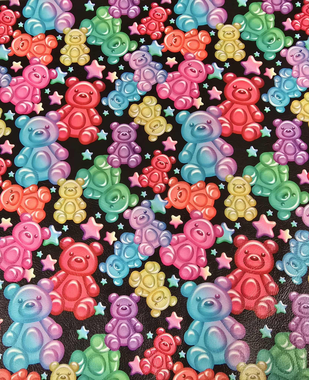Gummy Star Splash (Black) By Honey Bear Studio Vinyl Roll