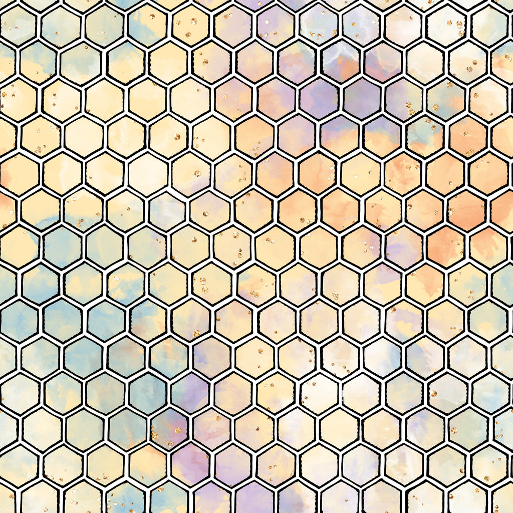 Bee Honeycomb Pastels WPC