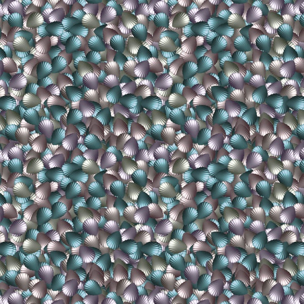 Shimmery Scallop Shells WPC