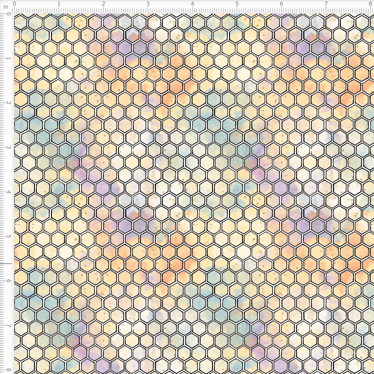 Bee Honeycomb Pastels WPC